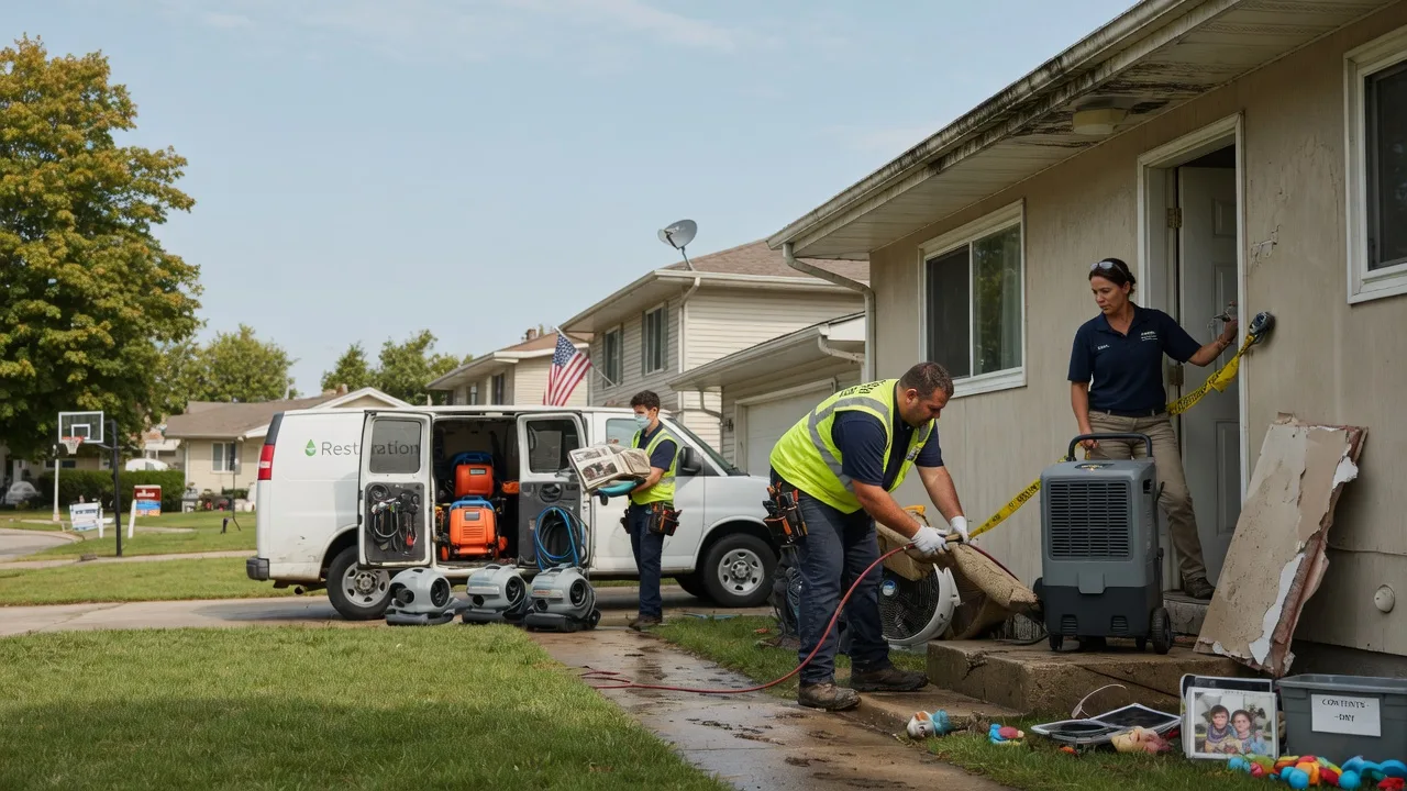 Water Damage Restoration in West Des Moines, IA near me